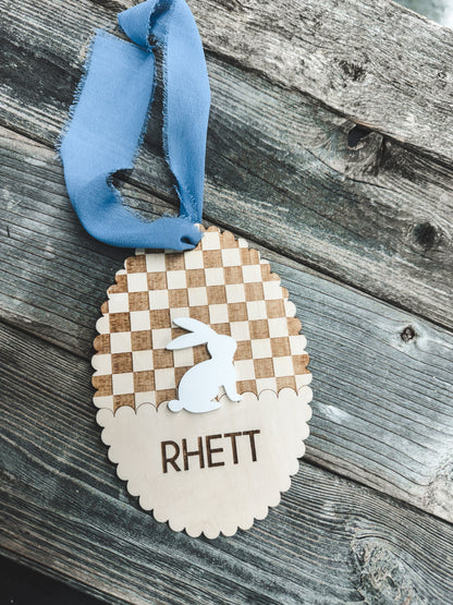 Easter Tag - Checkered