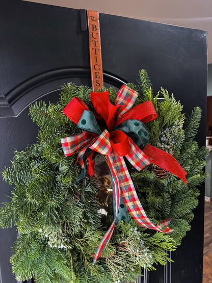 Personalized Wreath Hanger