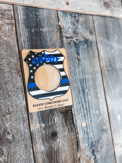 Police Badge - Father’s Day Frame
