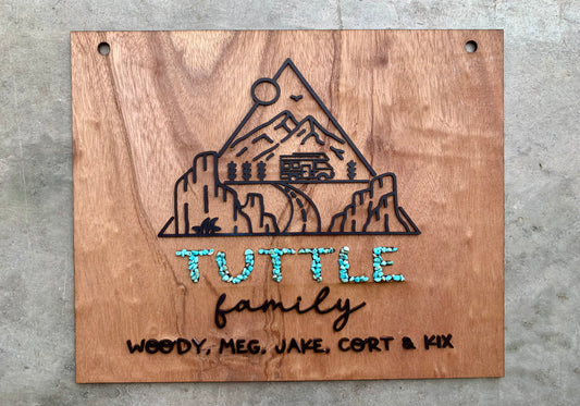 Camping Sign