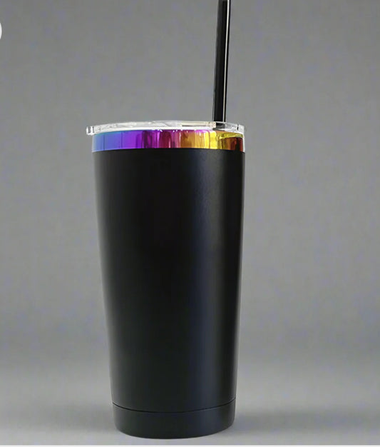 20oz Rainbow Plated Tumbler