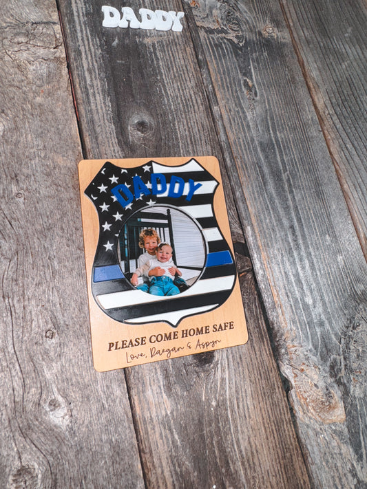 Police Badge - Father’s Day Frame