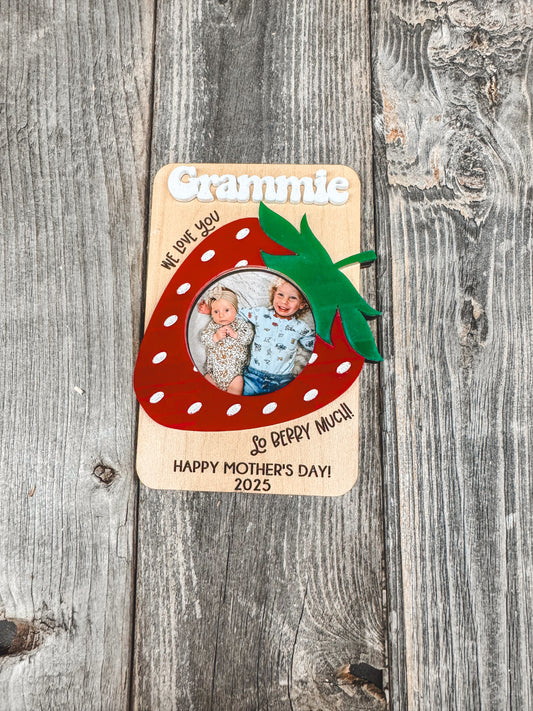 Mother’s Day - Photo Holder - Strawberry