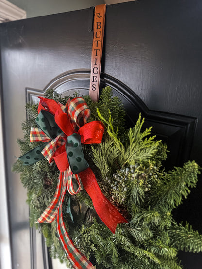 Personalized Wreath Hanger