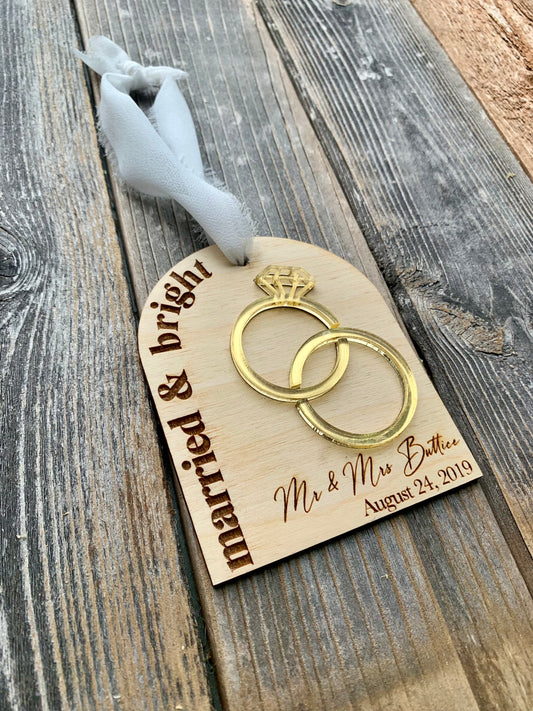 Married & Bright Ornament