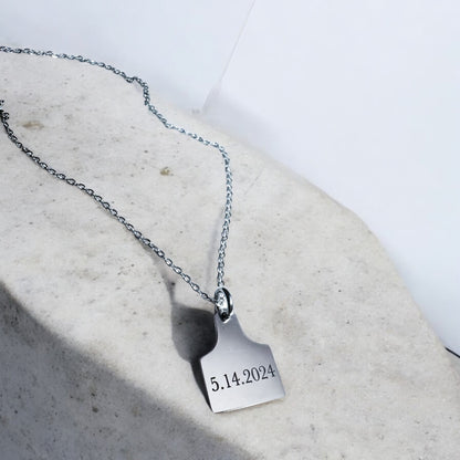 Cattle Tag Necklace