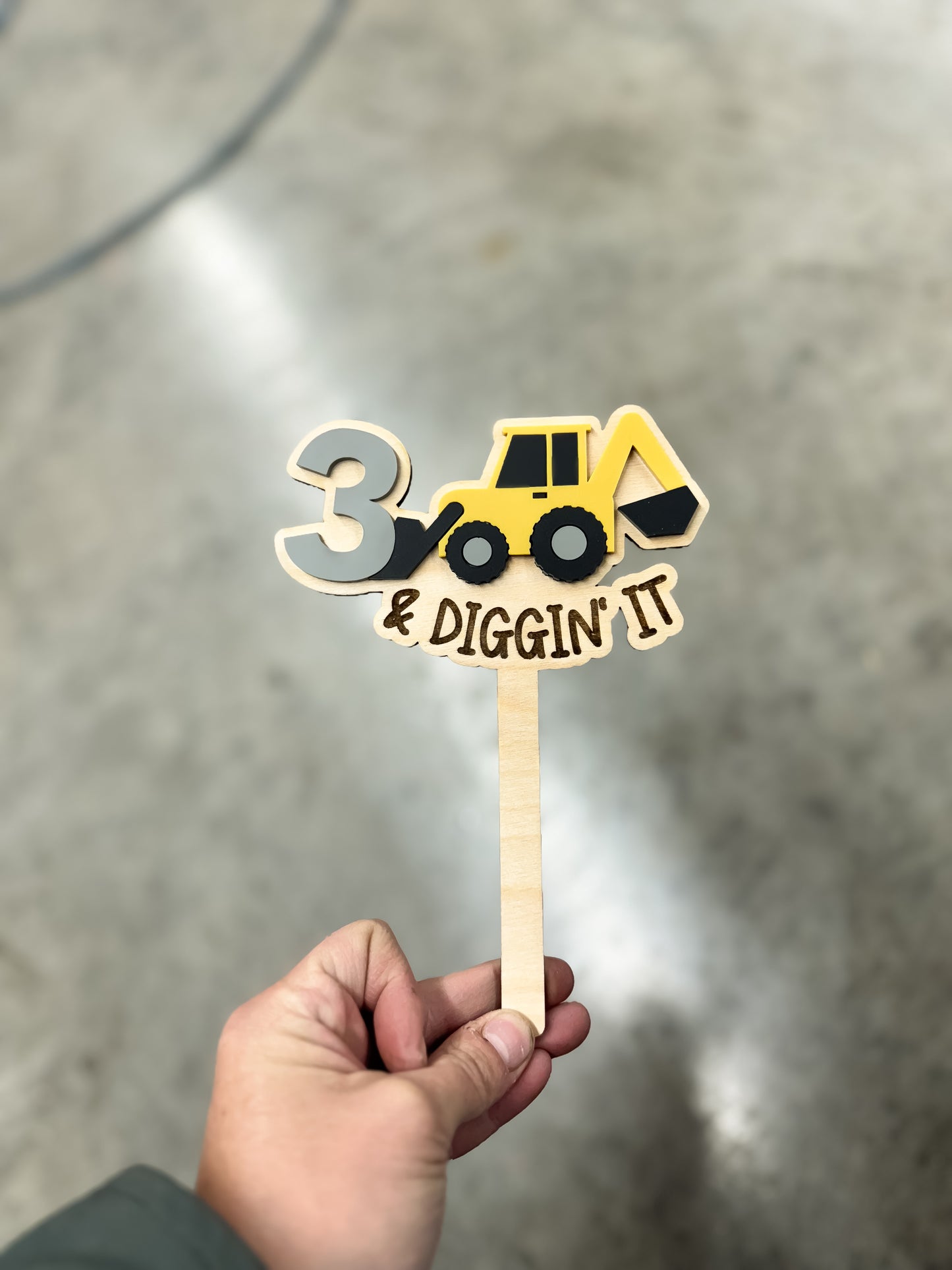 Diggin’ It - Cake Topper