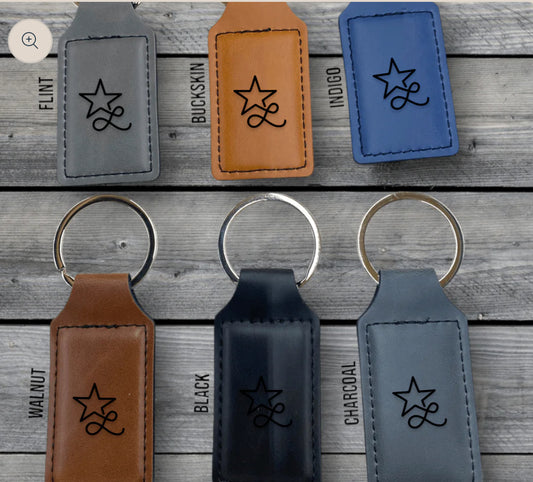 Custom Leather Keychain