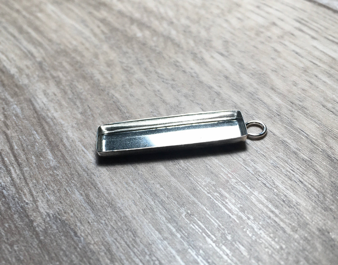 Breastmilk Keepsake - Vertical Bar Necklace
