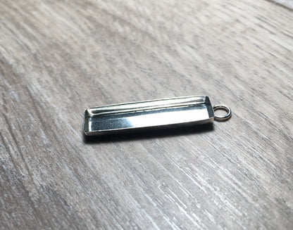 Breastmilk Keepsake - Vertical Bar Necklace