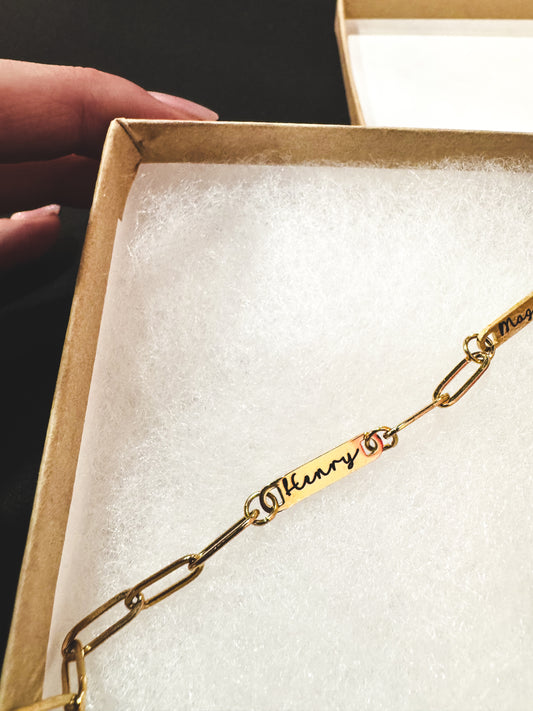 Paper Clip Bracelet