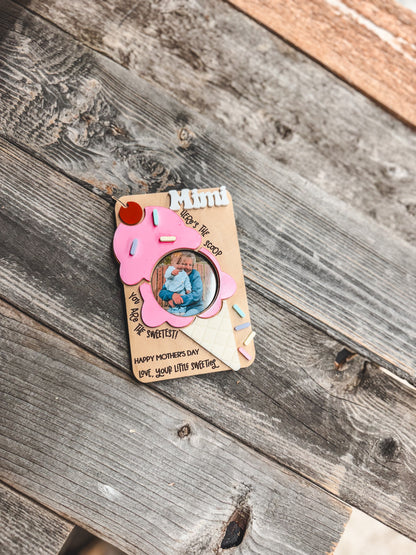 Mother’s Day - Photo Holder - Ice Cream