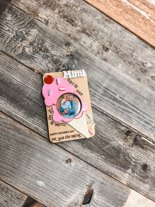 Mother’s Day - Photo Holder - Ice Cream