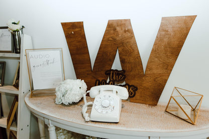 Wedding Guest Book - Initial