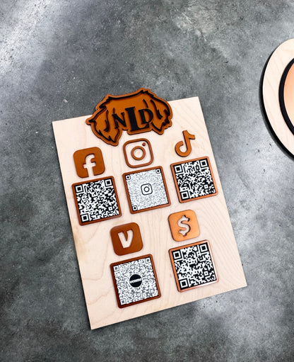 Custom QR Code Sign