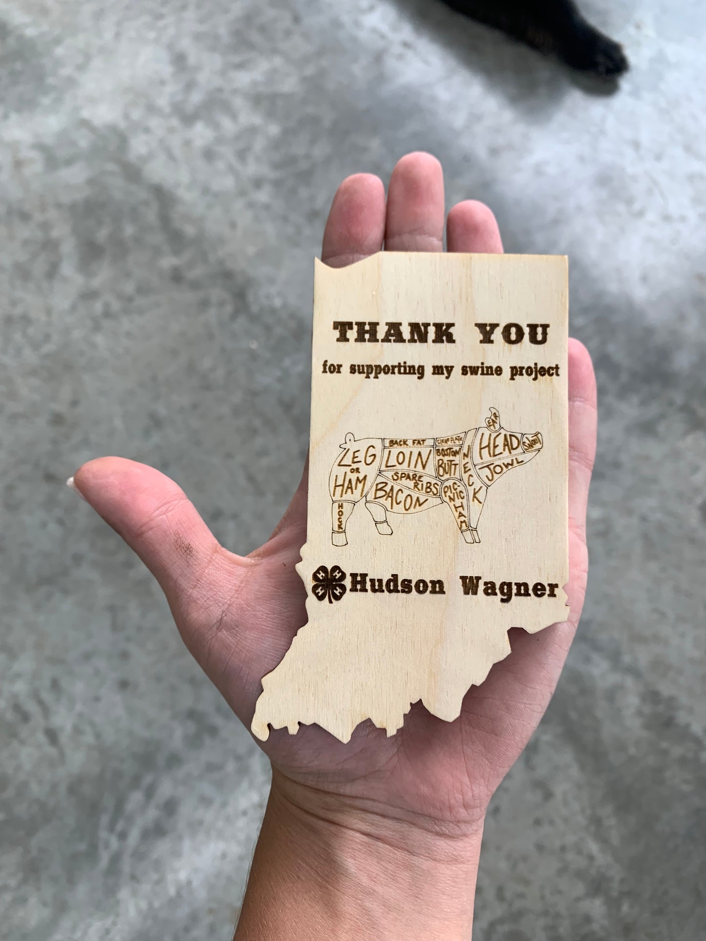 4H Thank You Magnet