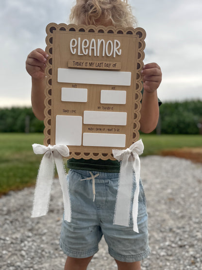 Back to School Board