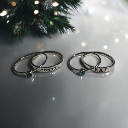 Personalized Stackable Ring
