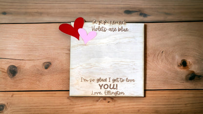 Valentine’s Day Footprint Art