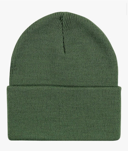 Youth - Leather Patch Beanie