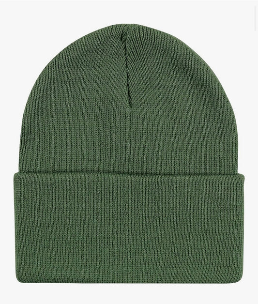 Youth - Leather Patch Beanie