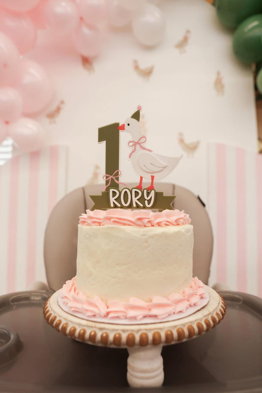 One Silly Goose - Cake Topper