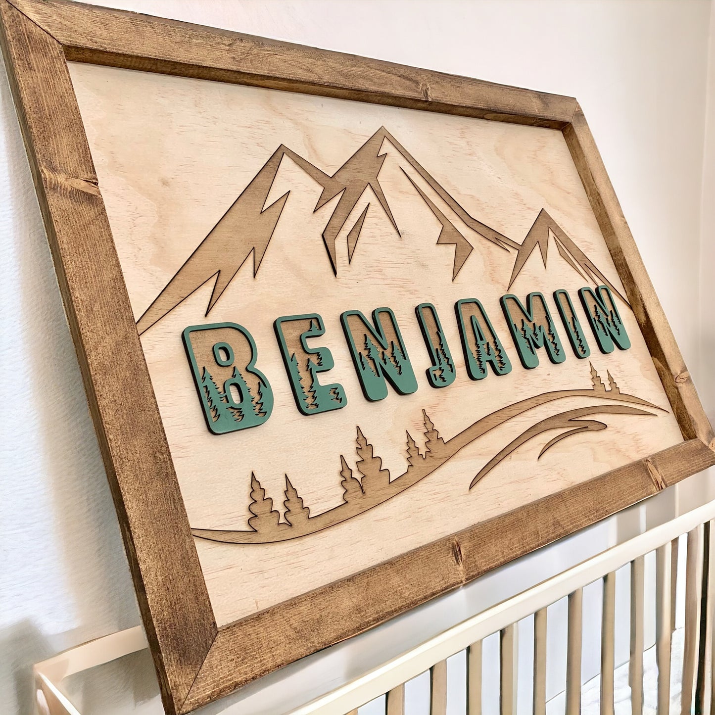 Custom Nursery Name Sign