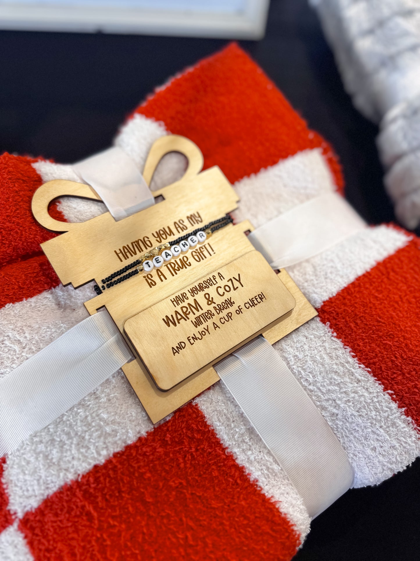 Blanket Tag + Bracelet - Gift Card Holder