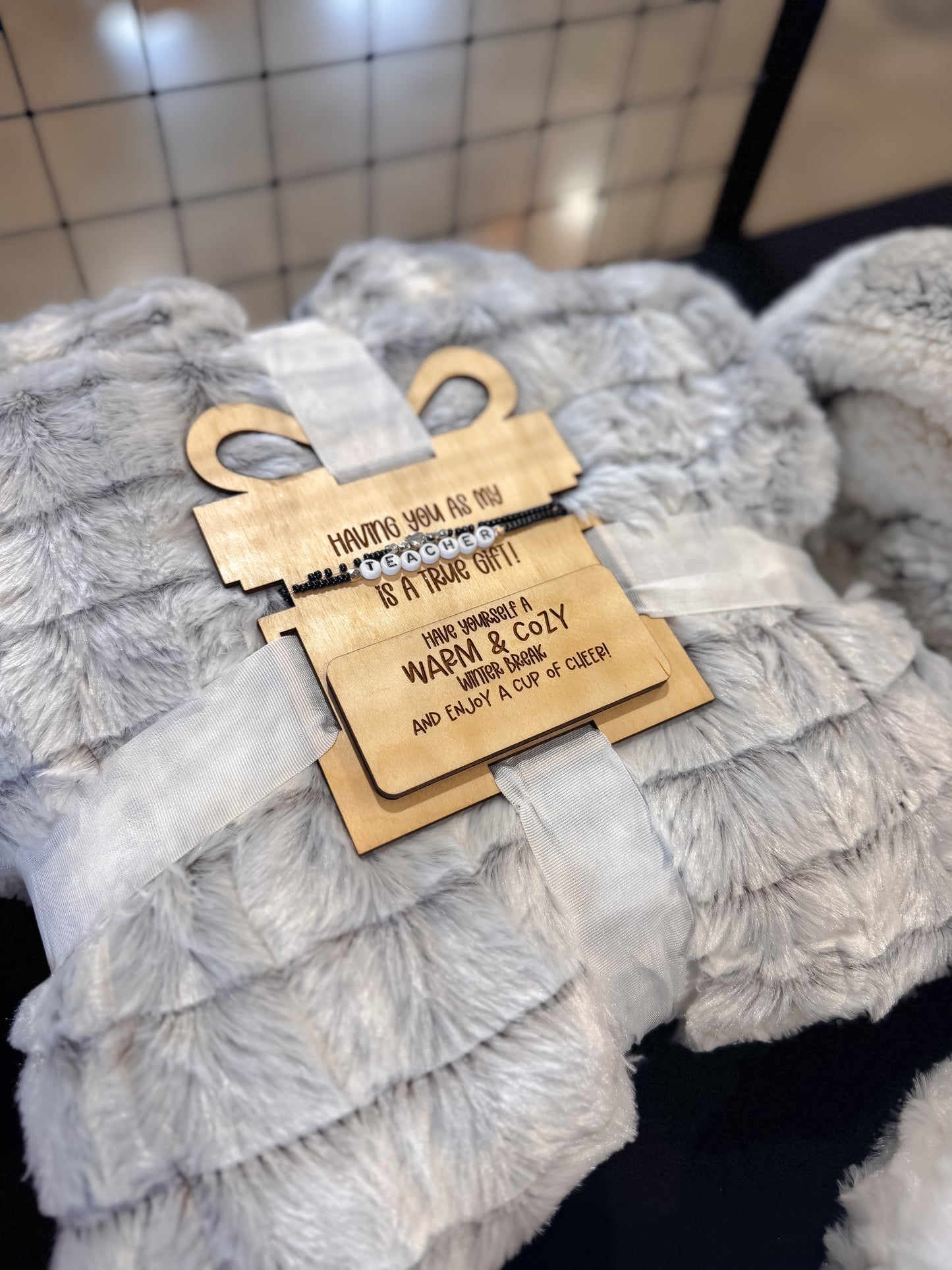 Blanket Tag + Bracelet - Gift Card Holder