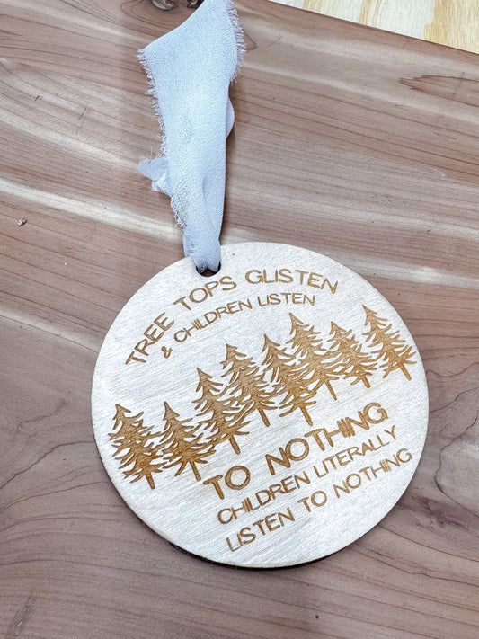 Children Listen - Ornament