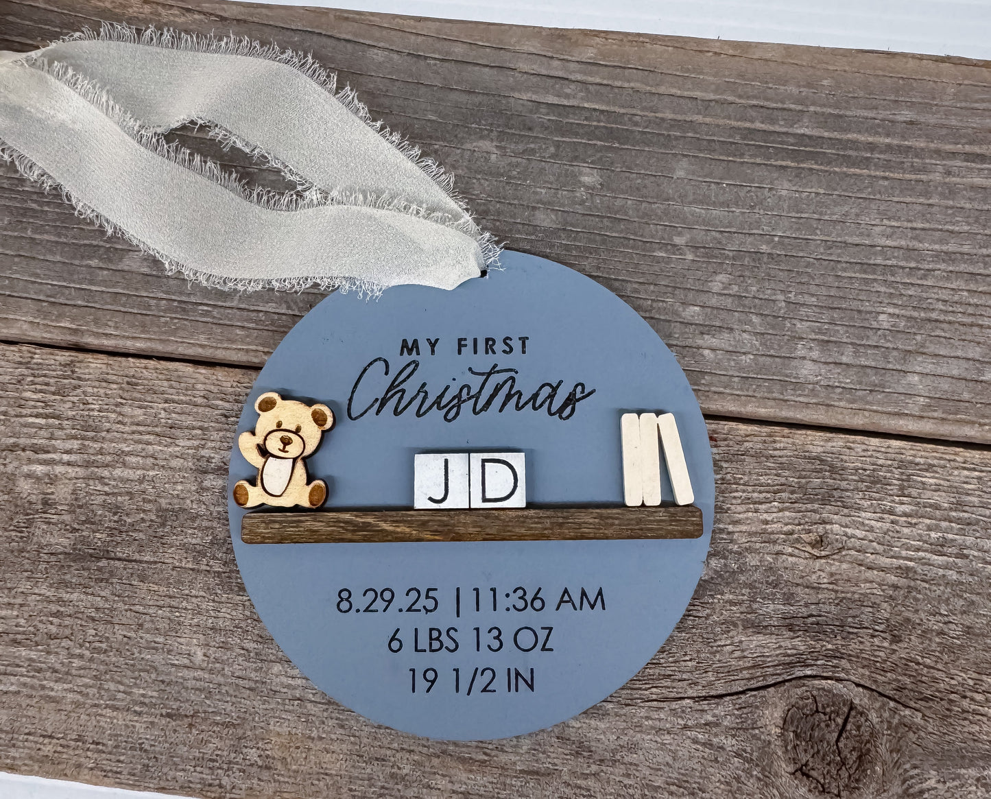 Baby’s First Christmas Bookshelf - Ornament