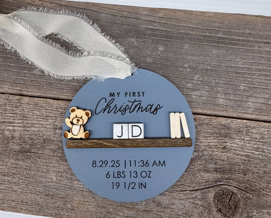Baby’s First Christmas Bookshelf - Ornament