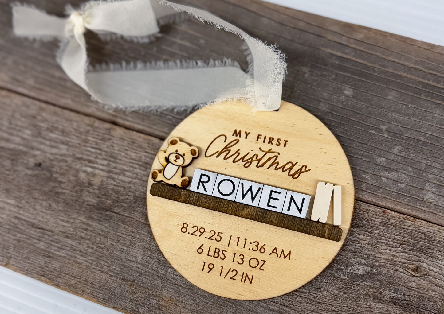 Baby’s First Christmas Bookshelf - Ornament