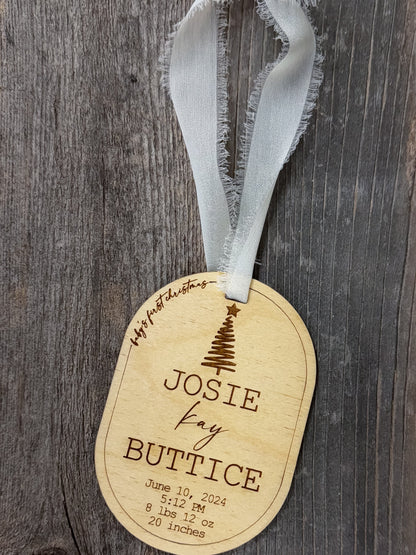 Baby’s First Christmas - Ornament