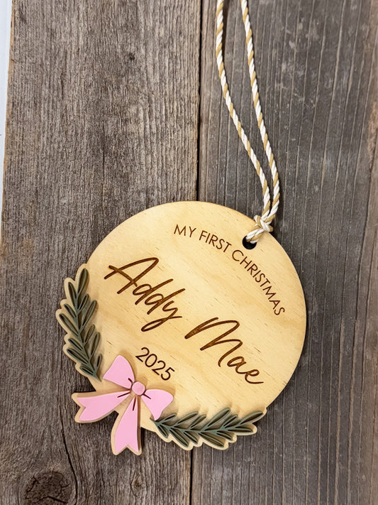 First Christmas Wreath - Ornament