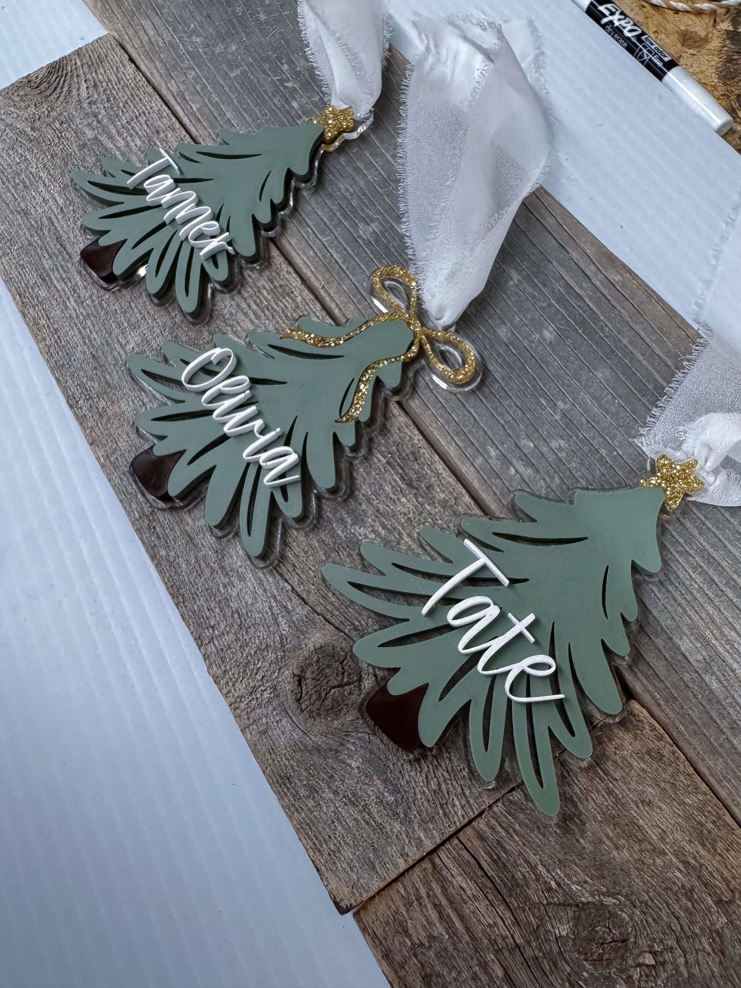 Tree - Stocking Tag / Ornament