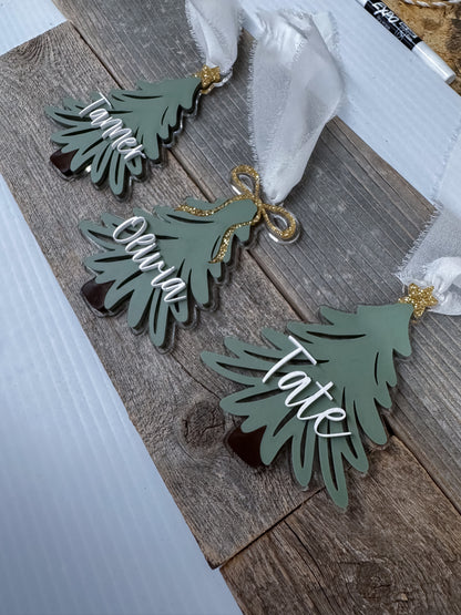 Tree - Stocking Tag / Ornament