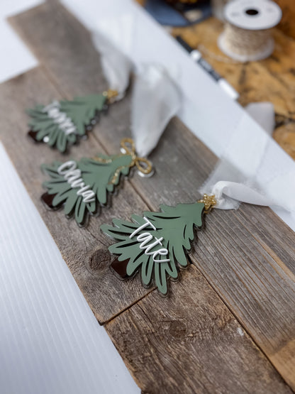 Tree - Stocking Tag / Ornament