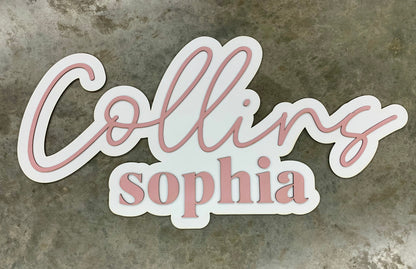 Custom Nursery Sign