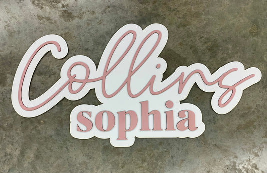 Custom Nursery Sign