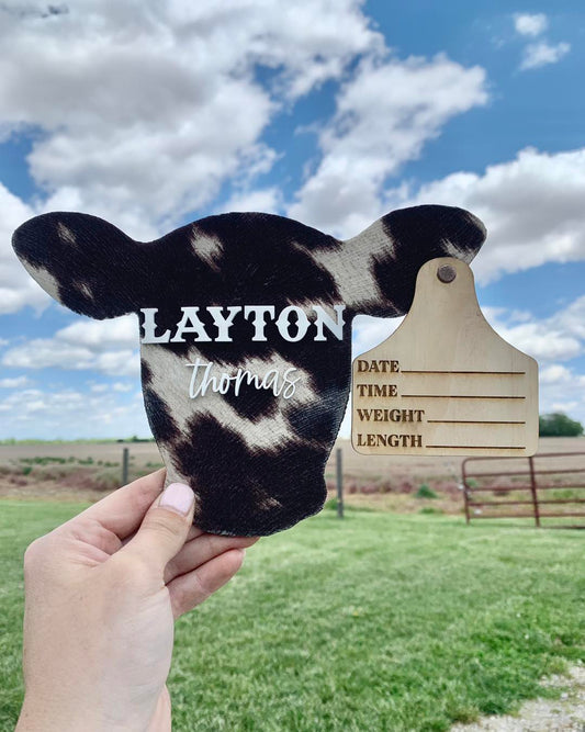 Hospital Announcement Sign - Ear Tag